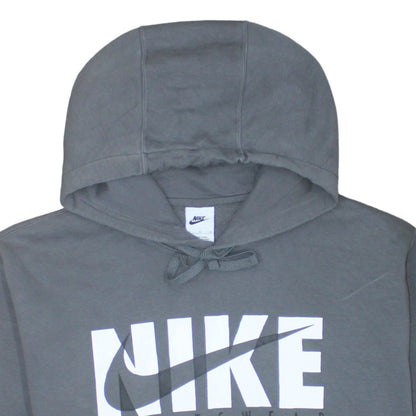 Mens UK Size XL Nike Grey Pullover Hoodie