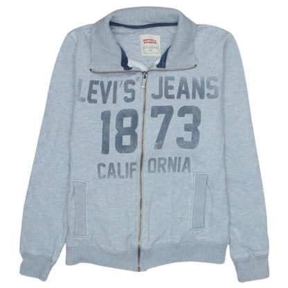 Levi's Boys Grey Full Zip Fleece Sweatshirt Size 14 Years