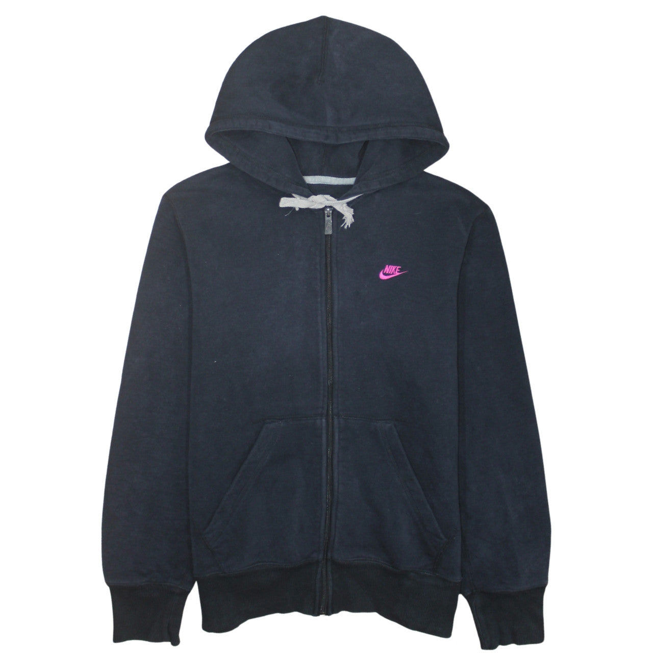 Mens UK Size M Nike Black Full Zip Hoodie