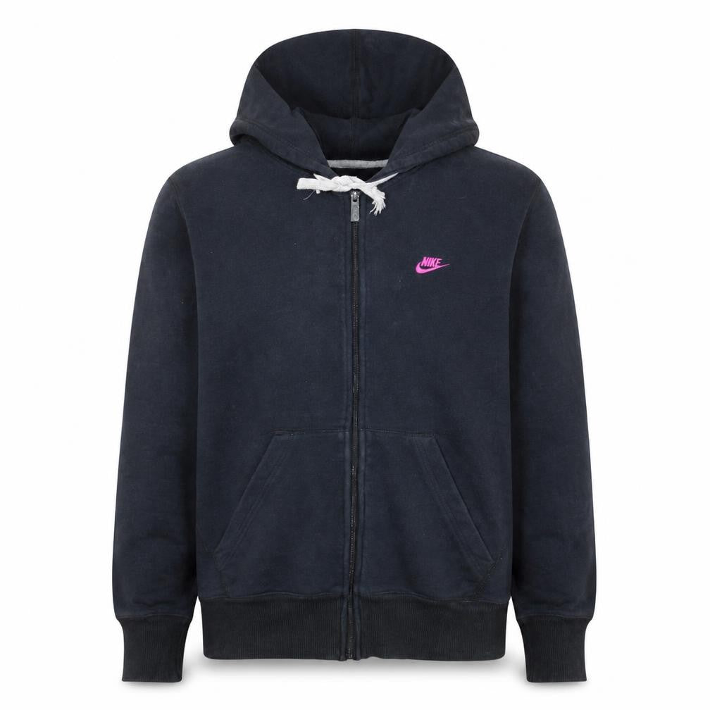 Mens UK Size M Nike Black Full Zip Hoodie