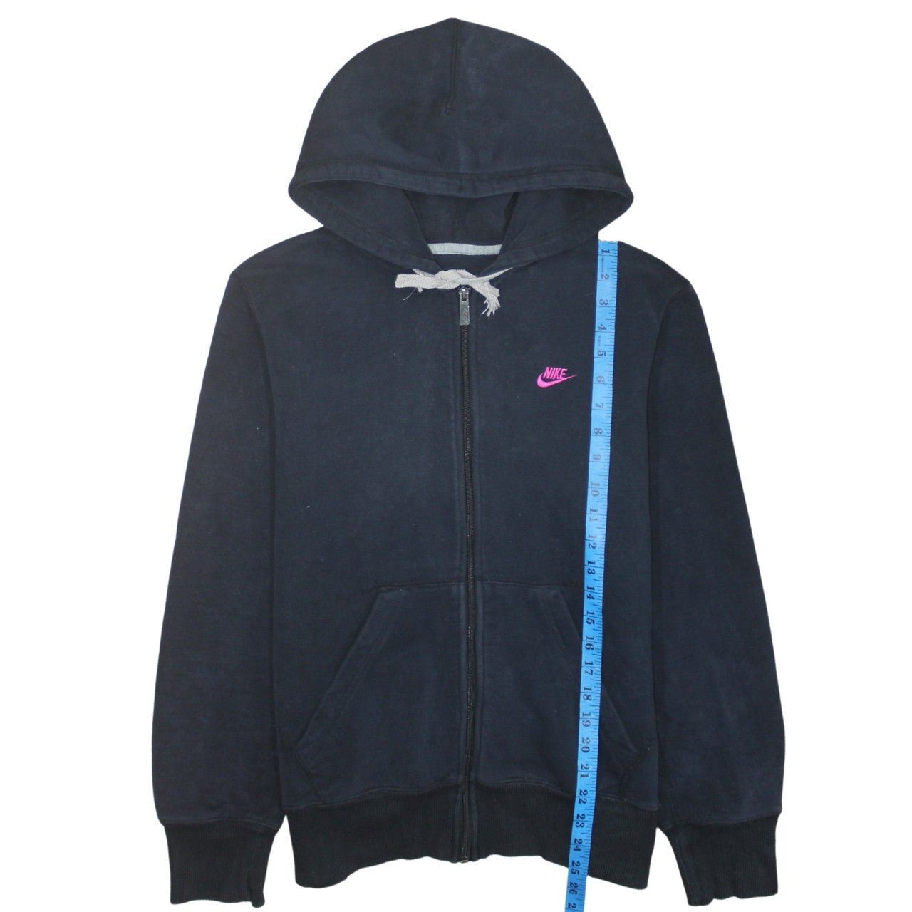 Mens UK Size M Nike Black Full Zip Hoodie
