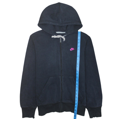 Mens UK Size M Nike Black Full Zip Hoodie