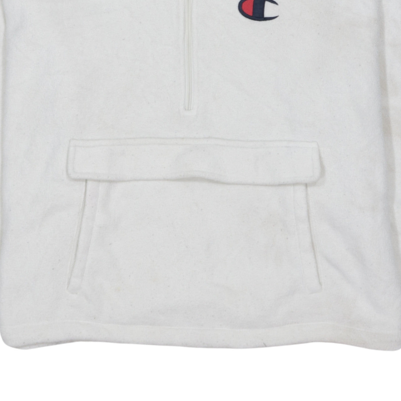 Womens UK Size M Champion White Pullover Hoodie