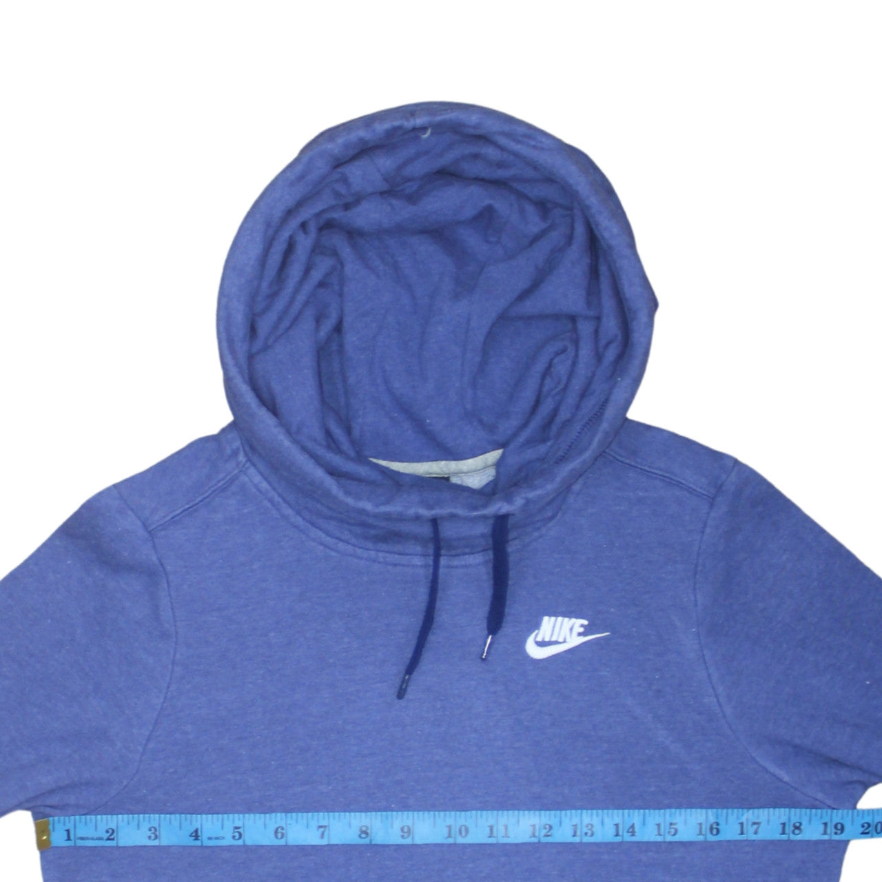 Mens UK Size XS Nike Blue Pullover Hoodie