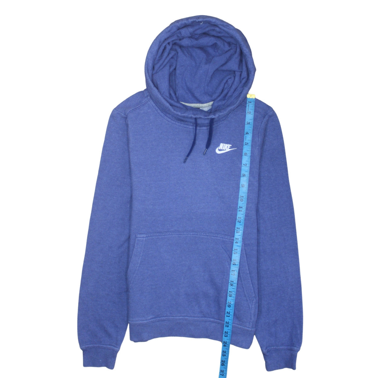 Mens UK Size XS Nike Blue Pullover Hoodie