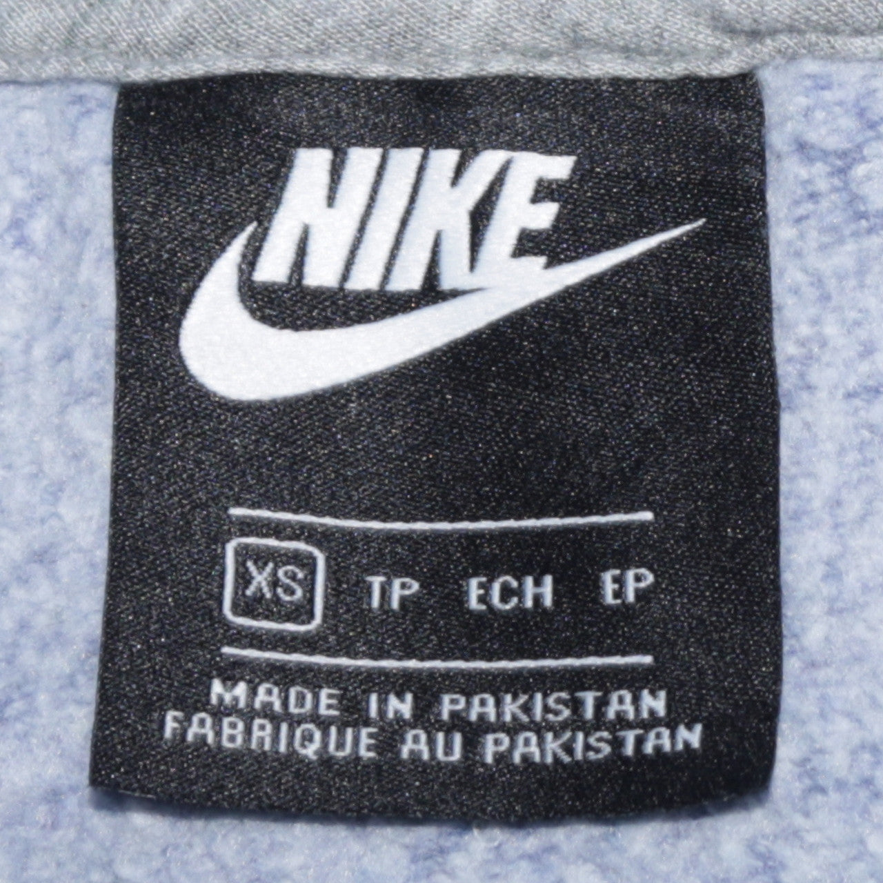 Mens UK Size XS Nike Blue Pullover Hoodie