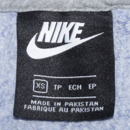 Mens UK Size XS Nike Blue Pullover Hoodie
