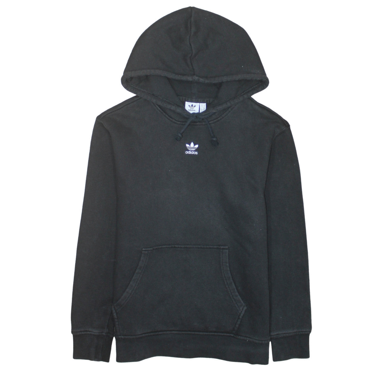 Womens UK Size 14 adidas Black Pullover Hoodie