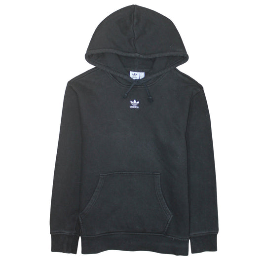 Womens UK Size 14 adidas Black Pullover Hoodie