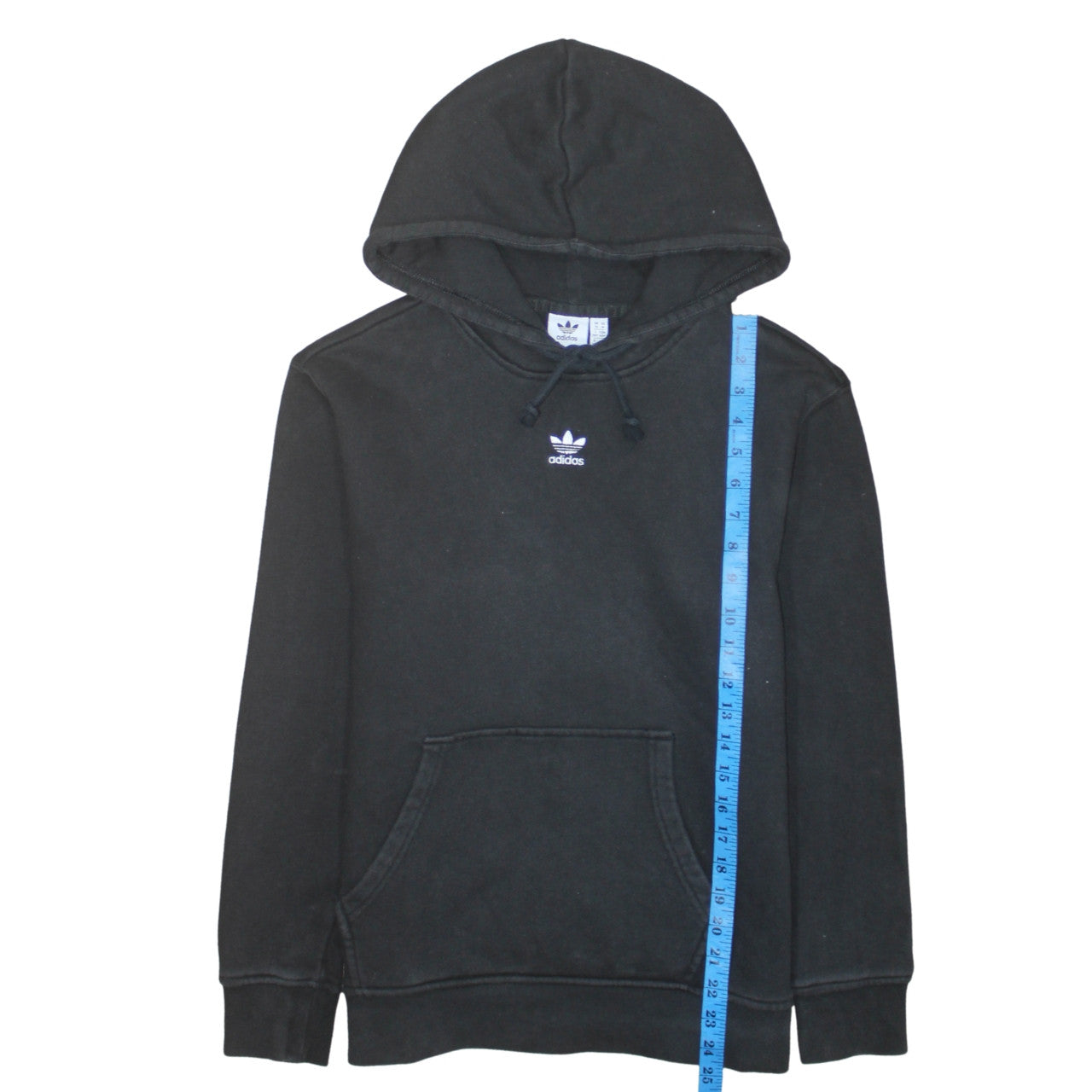 Womens UK Size 14 adidas Black Pullover Hoodie