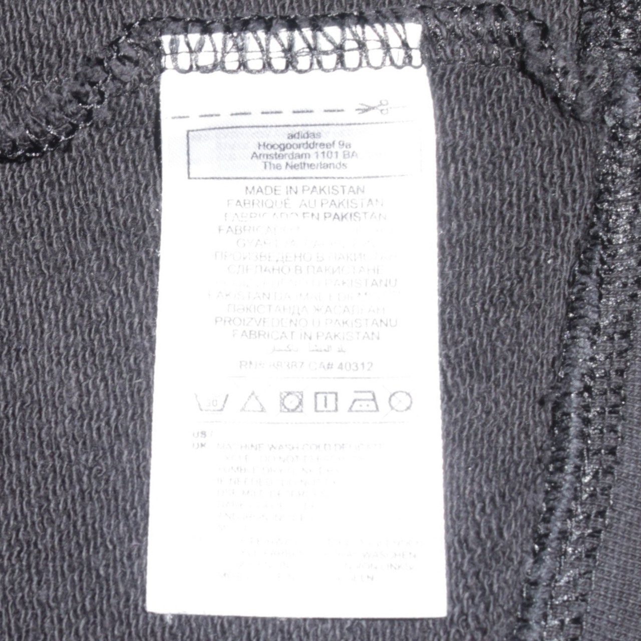 Womens UK Size 14 adidas Black Pullover Hoodie