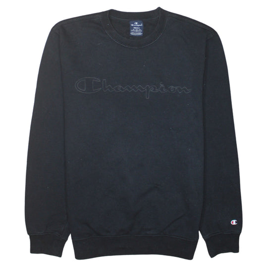 Mens UK Size S Champion Black Pullover Sweatshirt