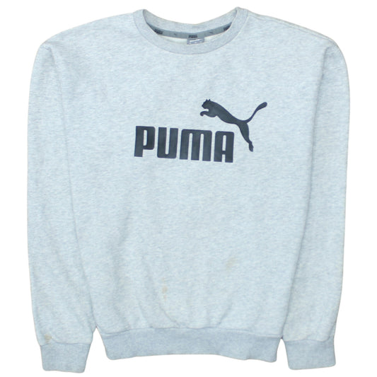 Womens UK Size XS PUMA Grey Pullover Sweatshirt