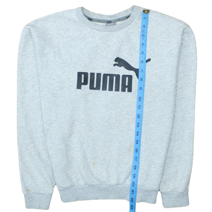 Womens UK Size XS PUMA Grey Pullover Sweatshirt