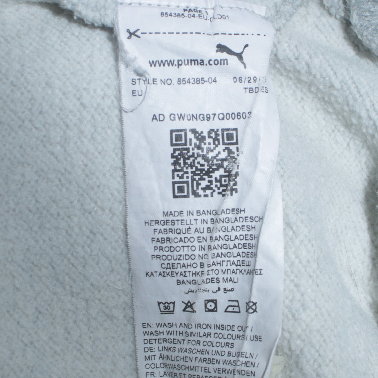 Womens UK Size XS PUMA Grey Pullover Sweatshirt