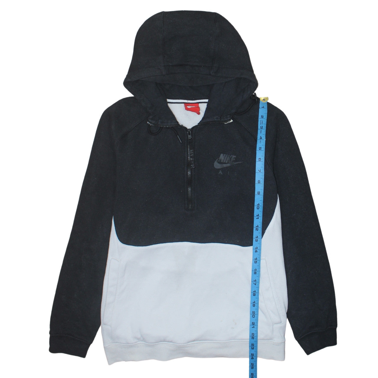 Mens UK Size M Nike Multicoloured 1/2 Zip Hoodie