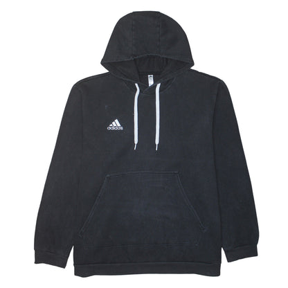 Mens UK Size 2XL adidas Black Pullover Hoodie