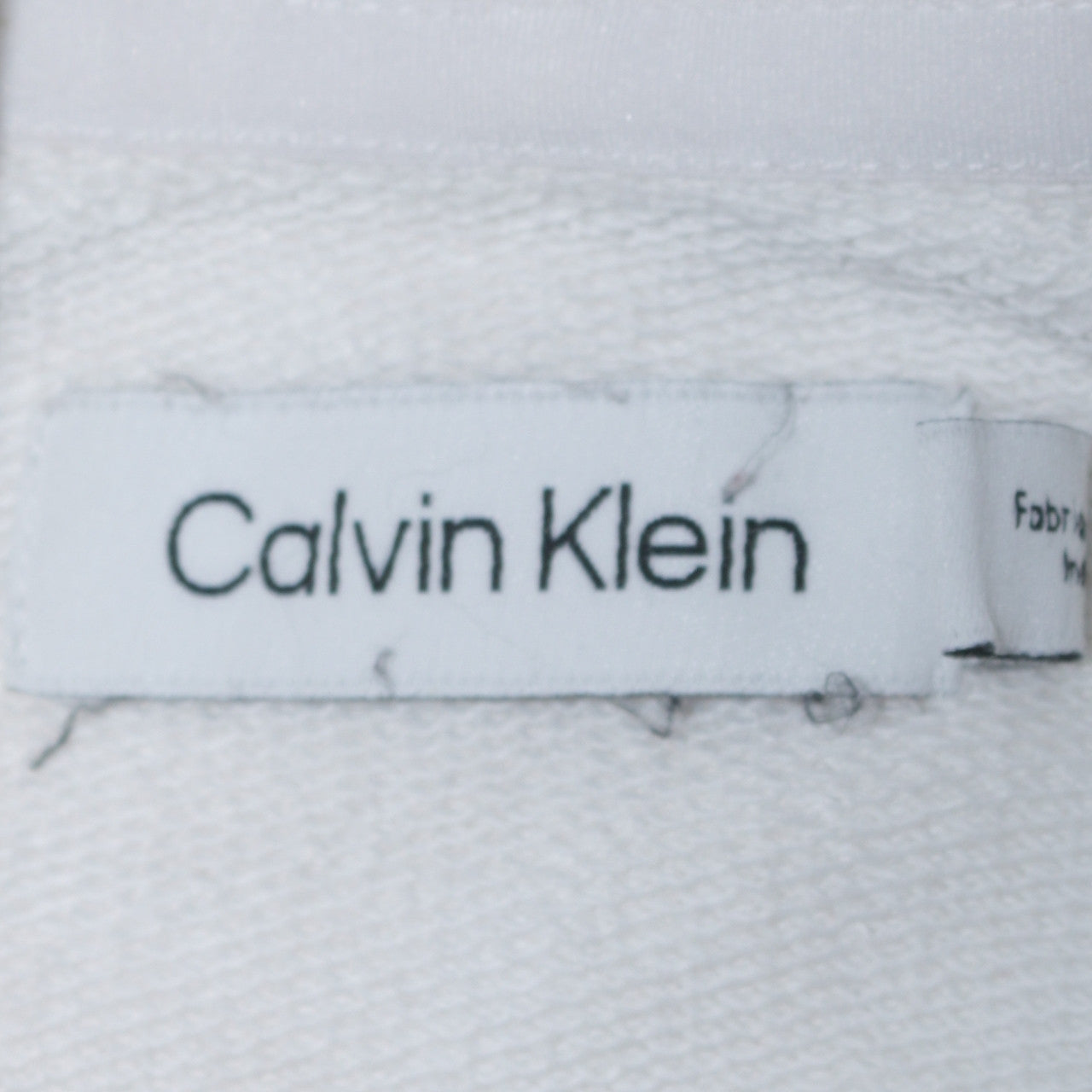 Mens UK Size M Calvin Klein White Pullover Hoodie