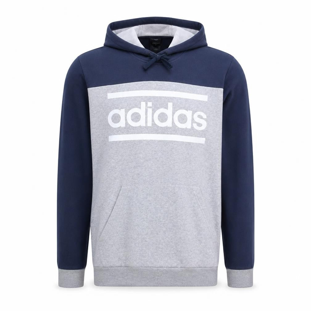 Mens UK Size L adidas Grey Pullover Hoodie