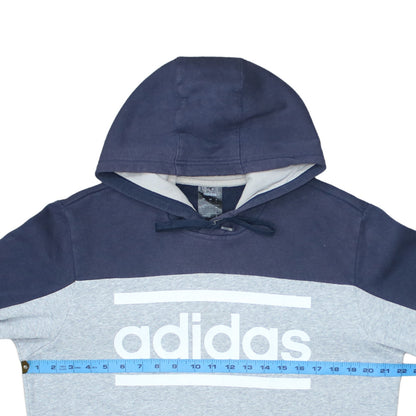 Mens UK Size L adidas Grey Pullover Hoodie