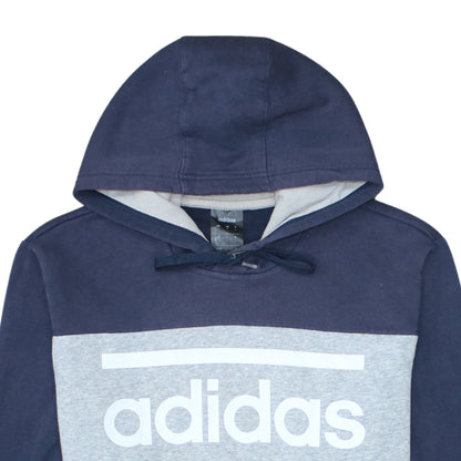Mens UK Size L adidas Grey Pullover Hoodie