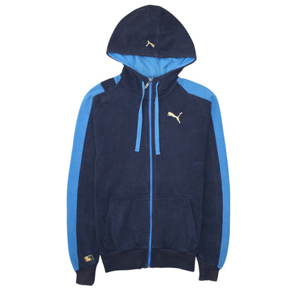 Mens UK Size S PUMA Blue Full Zip Hoodie