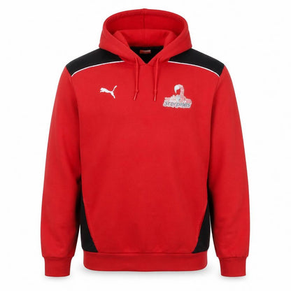 Mens UK Size 2XL PUMA Red Pullover Hoodie