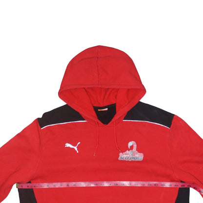 Mens UK Size 2XL PUMA Red Pullover Hoodie