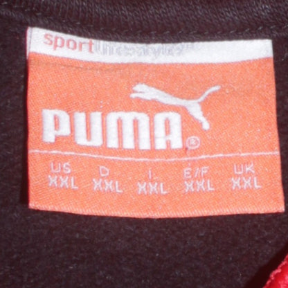 Mens UK Size 2XL PUMA Red Pullover Hoodie