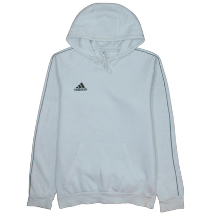 Mens UK Size S adidas White Pullover Hoodie