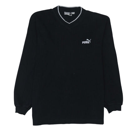 Mens UK Size M PUMA Black Pullover Sweatshirt