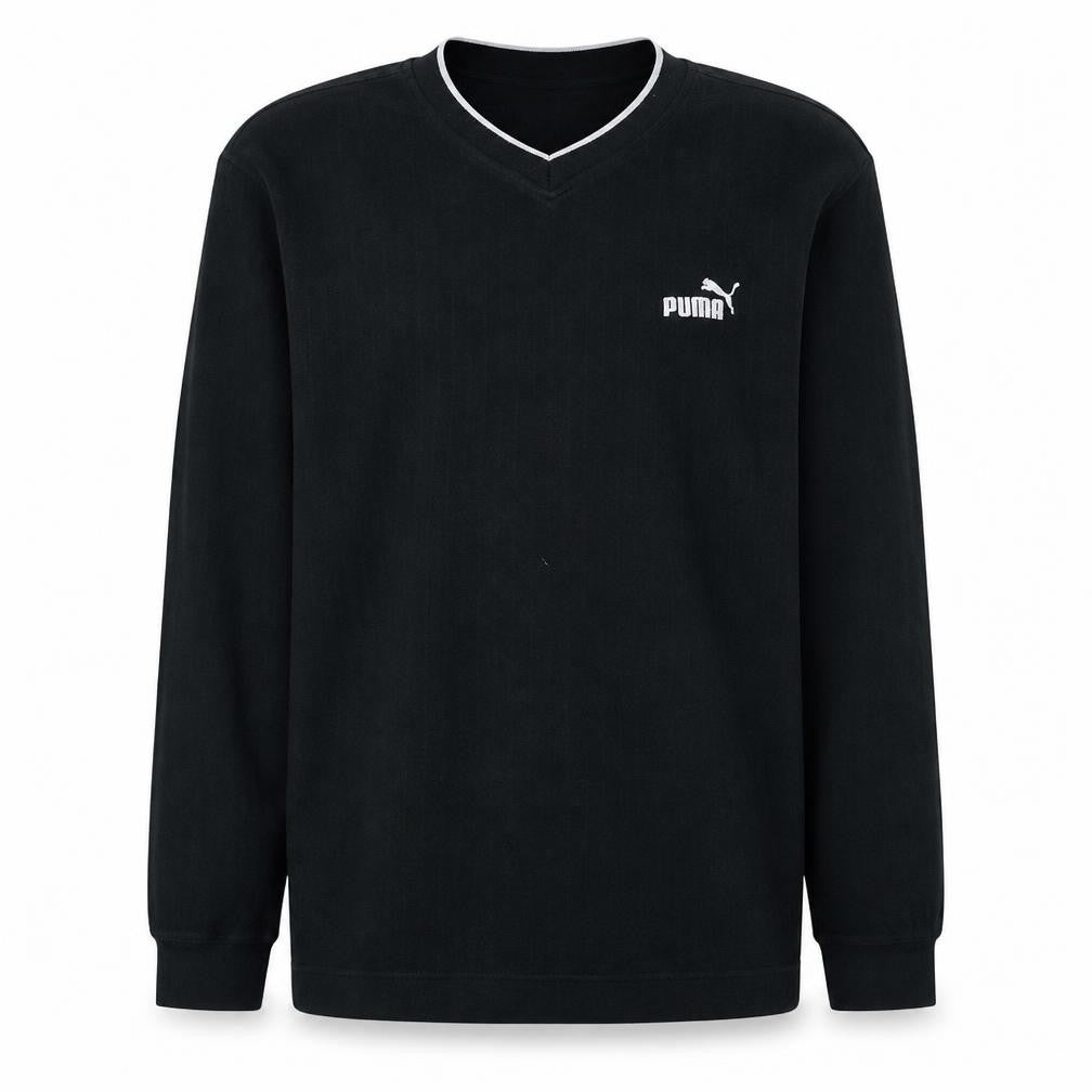 Mens UK Size M PUMA Black Pullover Sweatshirt