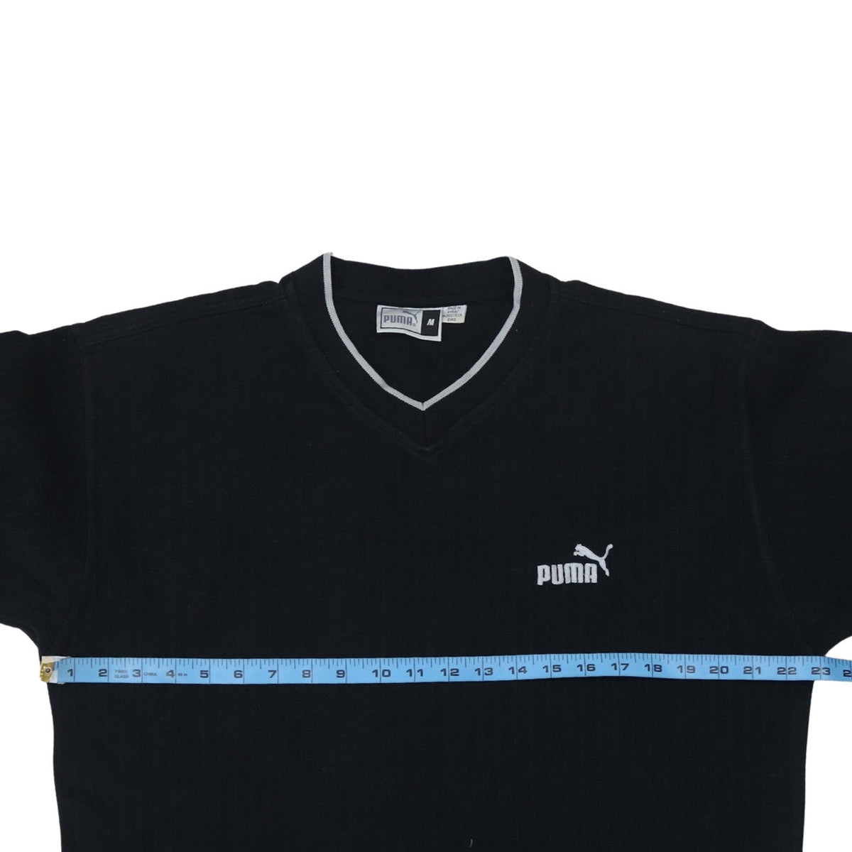 Mens UK Size M PUMA Black Pullover Sweatshirt