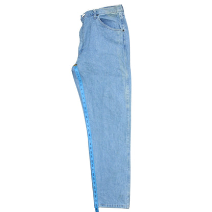 Wrangler Men's Blue Light Wash Classic Straight Leg Jeans 38x32