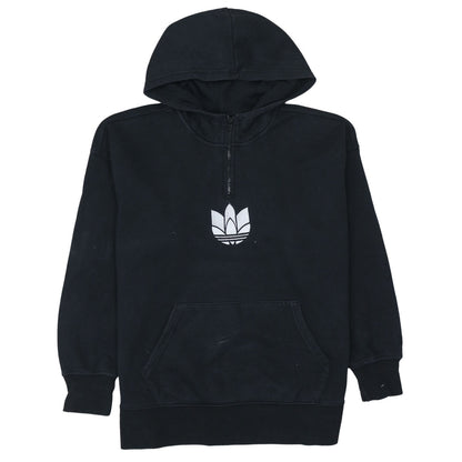Womens UK Size 10 adidas Black Pullover Hoodie