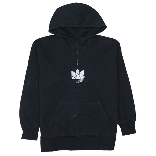 Womens UK Size 10 adidas Black Pullover Hoodie