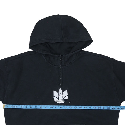 Womens UK Size 10 adidas Black Pullover Hoodie