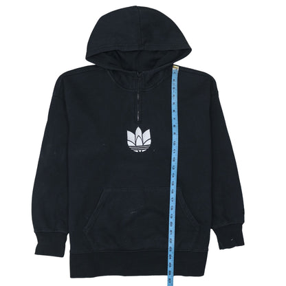 Womens UK Size 10 adidas Black Pullover Hoodie
