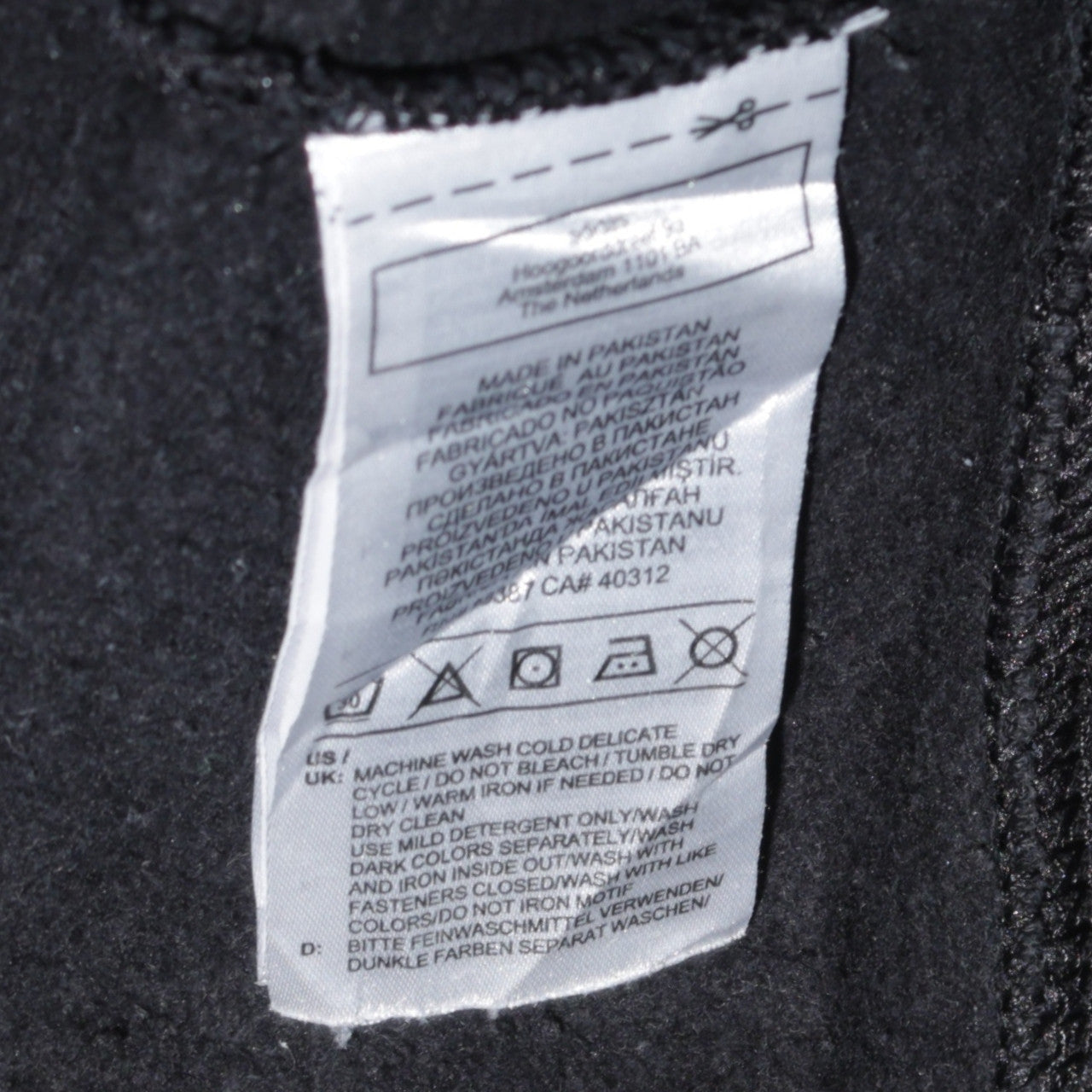 Womens UK Size 10 adidas Black Pullover Hoodie