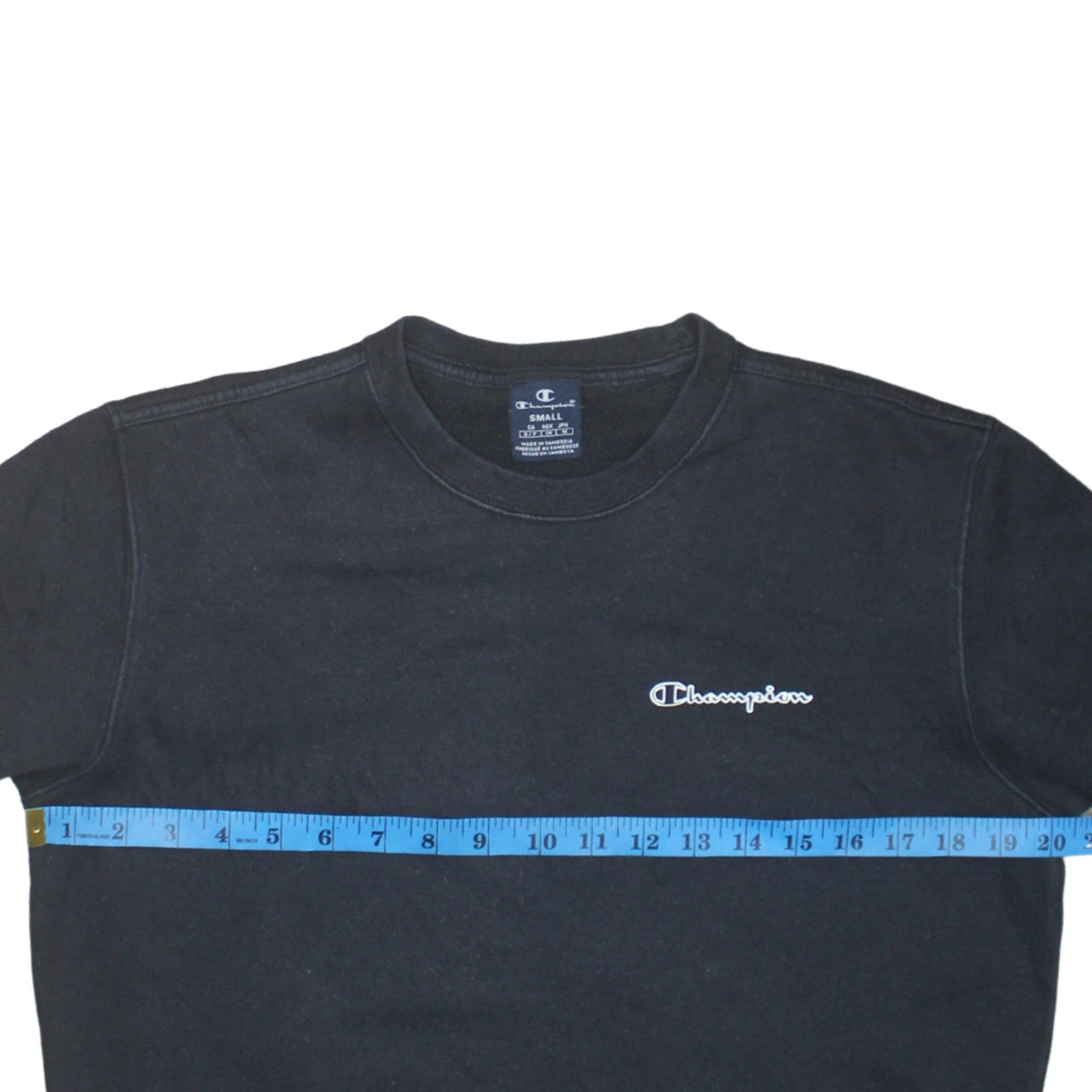 Mens UK Size S Champion Black Pullover Sweatshirt