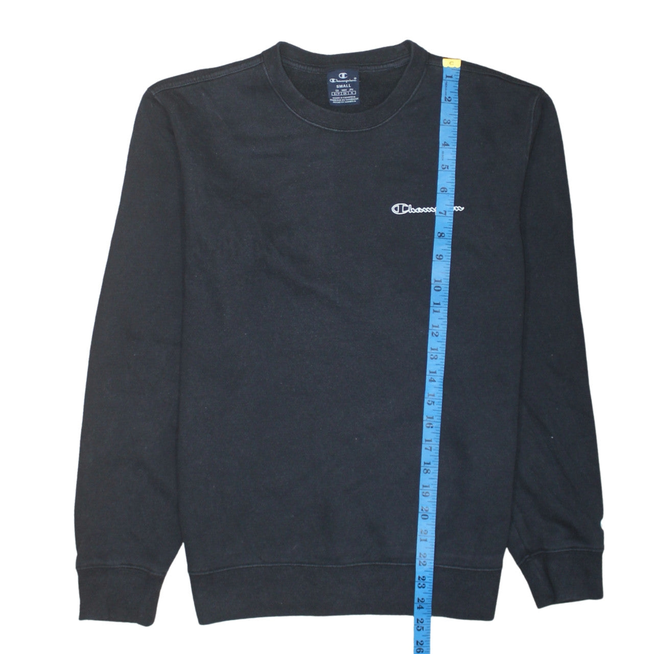 Mens UK Size S Champion Black Pullover Sweatshirt