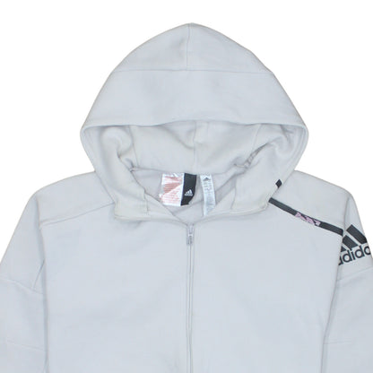 Boys UK Size 13-14 Years adidas Grey Full Zip Hoodie