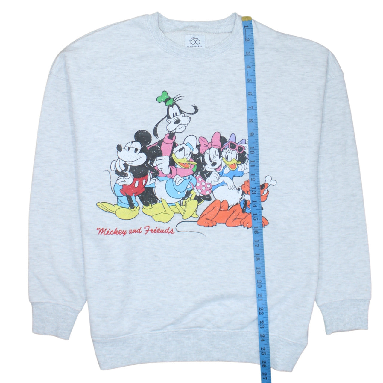 Womens UK Size S Primark Grey Pullover Sweatshirt