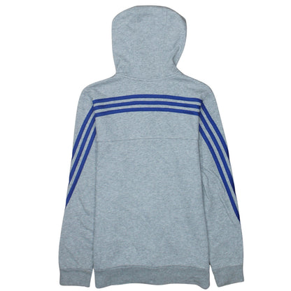 Boys UK Size L adidas Grey Full Zip Hoodie