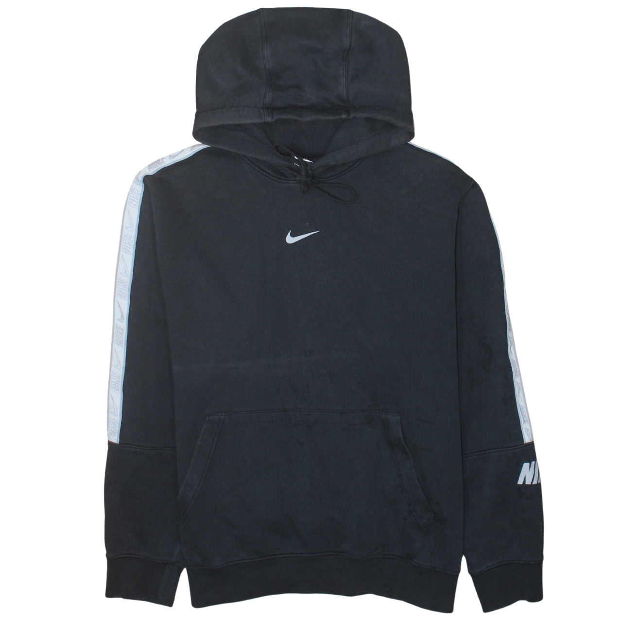 Mens UK Size L Nike Black Pullover Hoodie