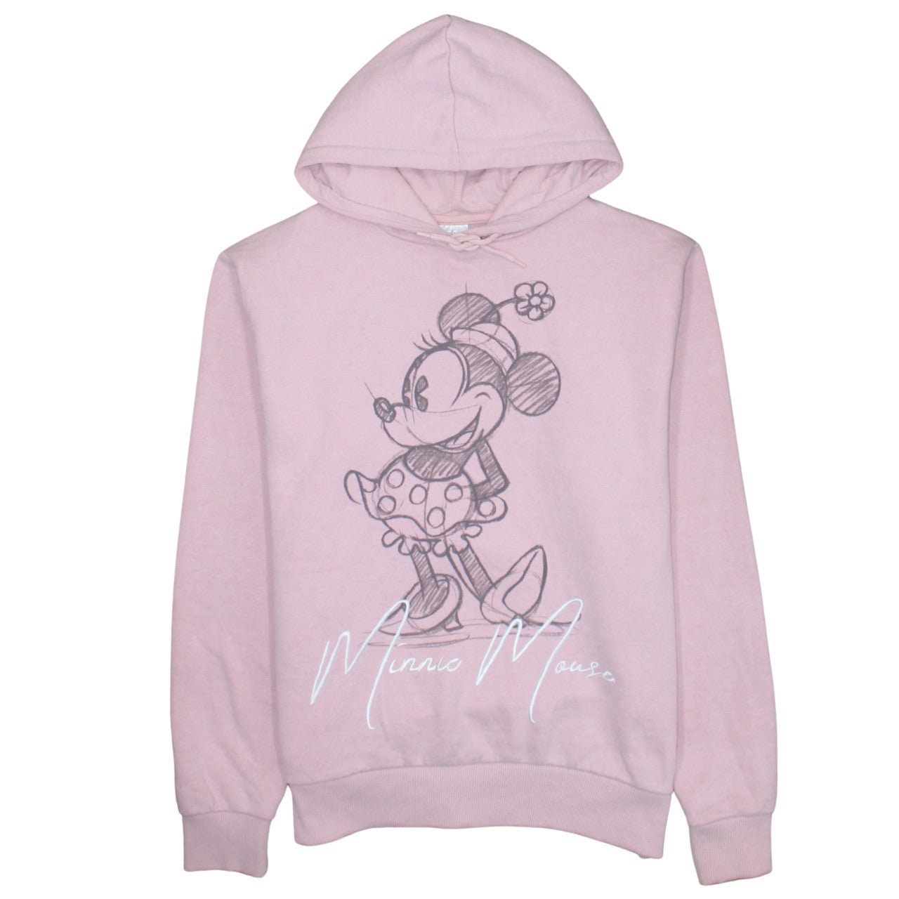 Womens UK Size L Disney Pink Pullover Hoodie
