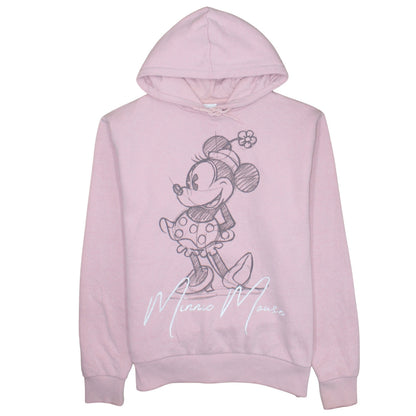 Womens UK Size L Disney Pink Pullover Hoodie