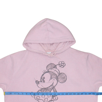 Womens UK Size L Disney Pink Pullover Hoodie