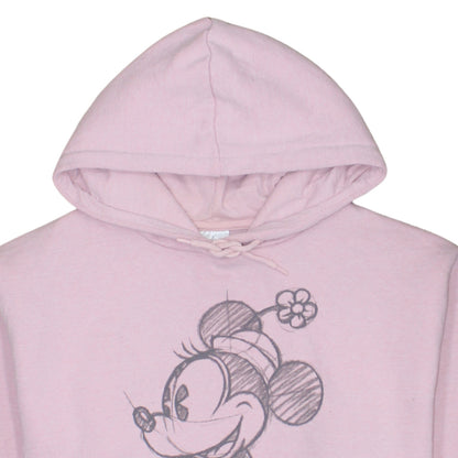 Womens UK Size L Disney Pink Pullover Hoodie