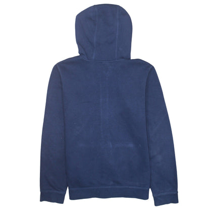 Nike Boys Blue Full Zip Hoodie XL 158-170cm Cotton Blend Logo Design